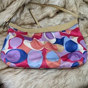 Coach purse vibrant colors